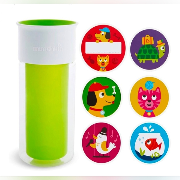 🎈NWT Munchkin Kids 9oz Insulated Personalized BPA-Free Spill-Proof Miracle Cup - Picture 2 of 15